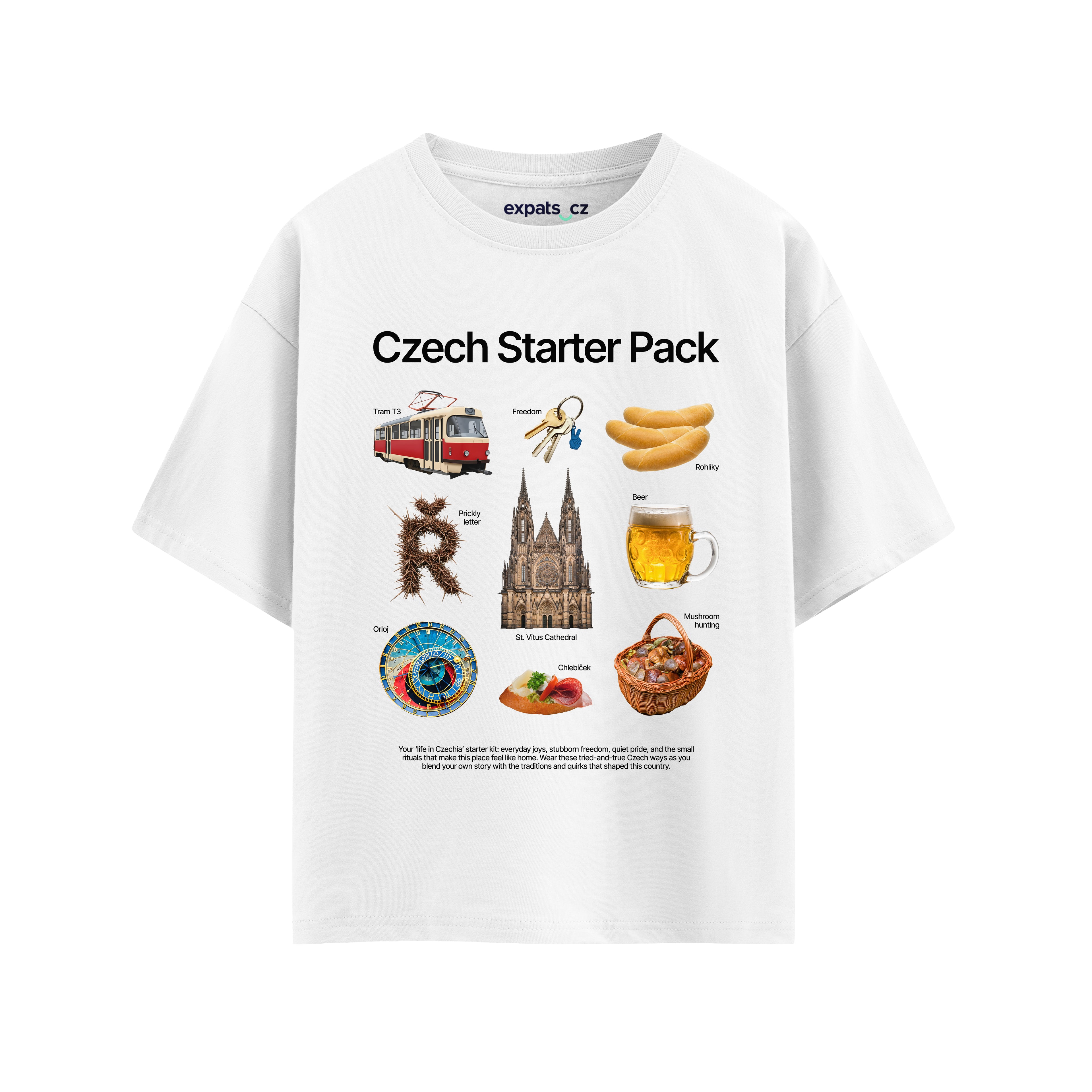 Czech Starter Pack Oversized T-shirt